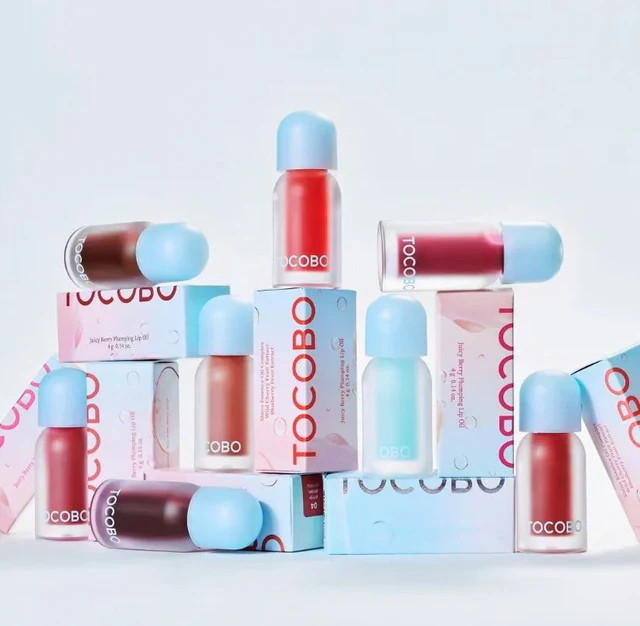 TOCOBO Juicy Berry Plumping Lipstick Oil 3 Black Cherry 4g Huile Lèvres Repulpante Teinte Cerise Noire - Image 6