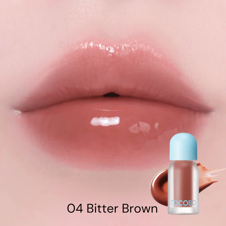 TOCOBO Juicy Berry Plumping Lipstick Oil 4 Bitter Brown 4g Huile à Lèvres Repulpante Hydratation Brillance Effet Glossy Tous Types de Lèvres - Image 2