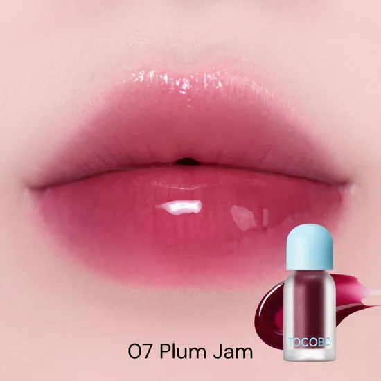 TOCOBO Juicy Berry Plumping Lipstick Oil 7 Plum Jam 4g Huile Lèvres Repulpante Teinte Prune - Image 3