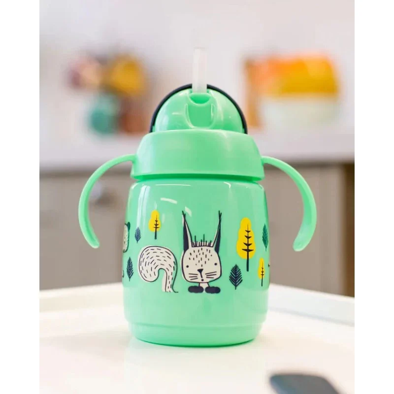 TOMMEE TIPPEE Tasse à paille Super Star 300ml - Vert - Image 2