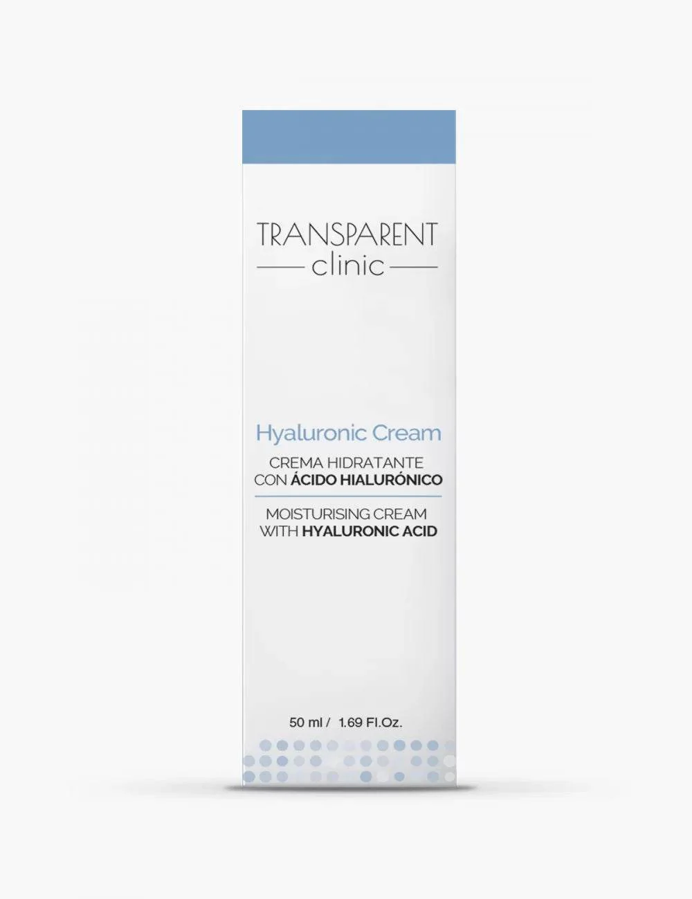 TRANSPARENT CLINIC Hyaluronic Crème 50ml Crème Hydratante Visage Acide Hyaluronique Anti-Âge Repulpante - Image 2