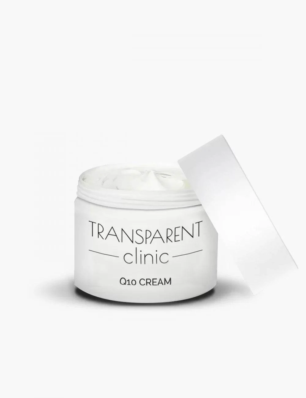 TRANSPARENT CLINIC Q10 Crème 50ml Soin Visage Anti-Âge Coenzyme Q10 Hydratant Régénérant Rides Fermeté Éclat