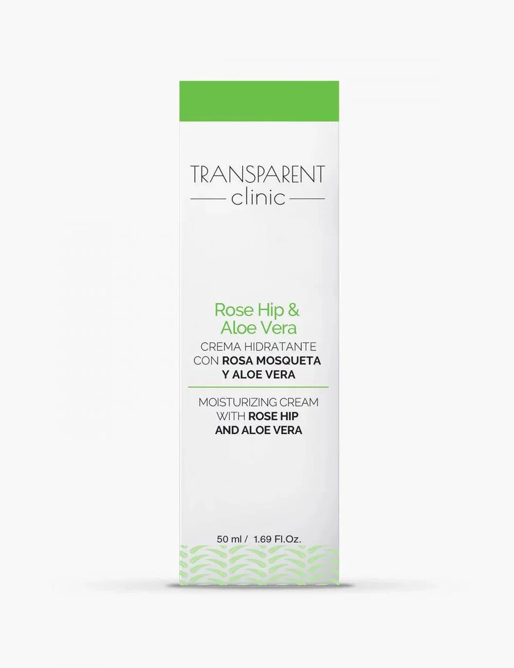 TRANSPARENT CLINIC Rose Hip & Aloe Vera Crème Hydratante 50ml Hydratation Intense Anti-Âge Réparatrice Peau Sèche Sensible - Image 4