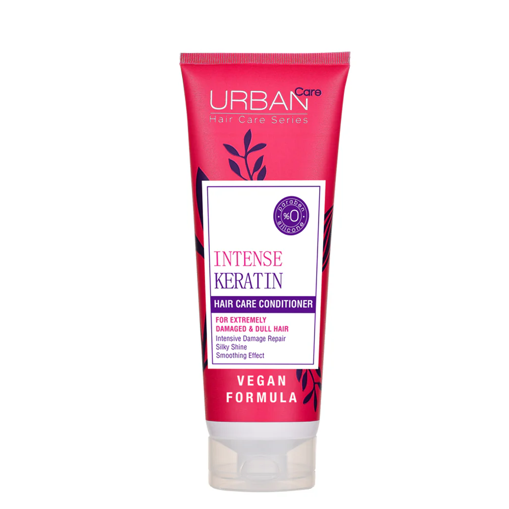 URBAN CARE Intense Keratin Après-Shampoing Réparateur 250ml Conditionneur Kératine Intense Cheveux Abîmés Réparation Hydratation - Image 3