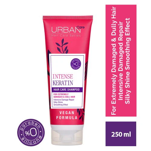 Urban Care Intense Keratin Shampooing Reparateur 250ml - Image 2