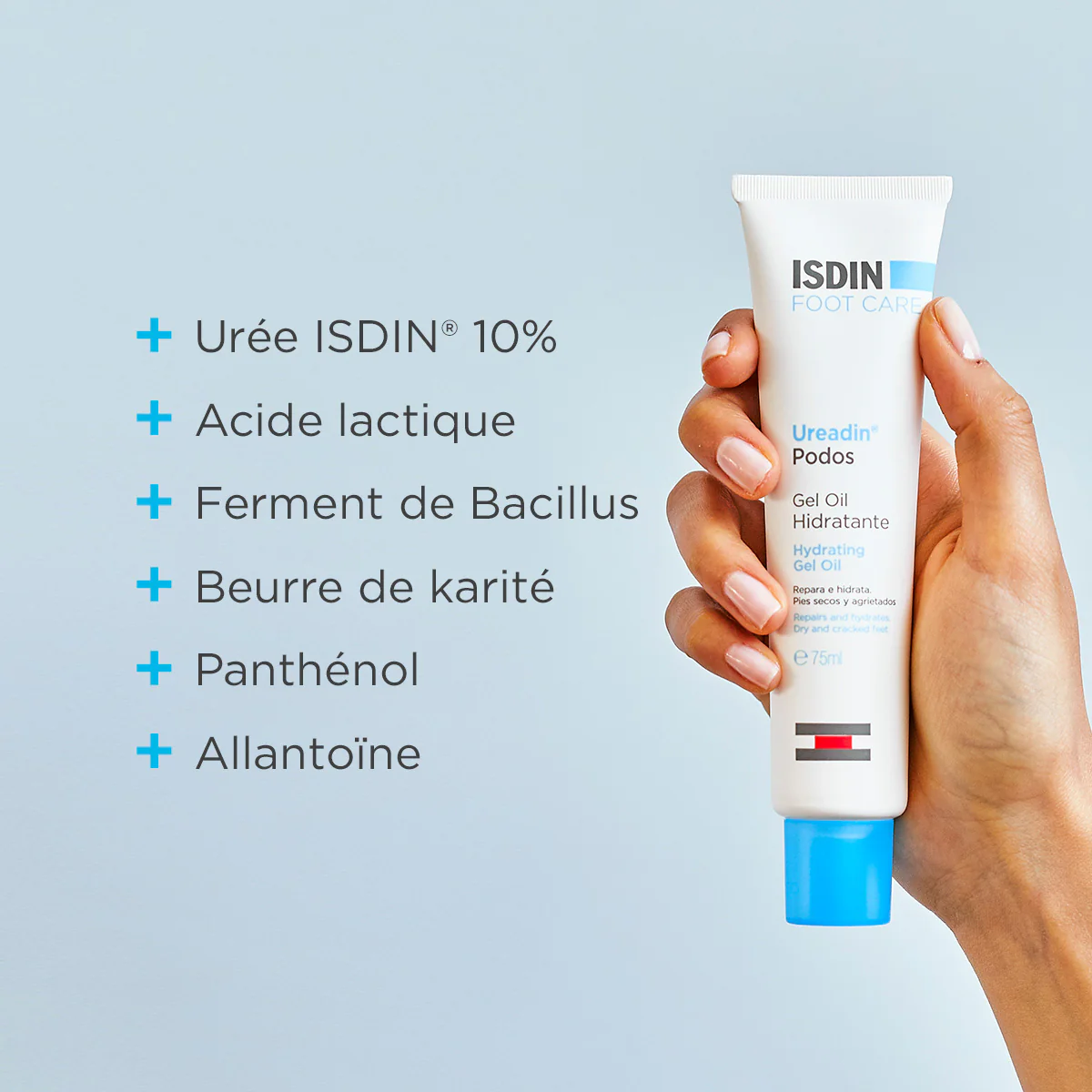 ISDIN Ureadin Crème Pieds 75ml Hydratante Peau Élastique Pénétration Rapide - Image 2