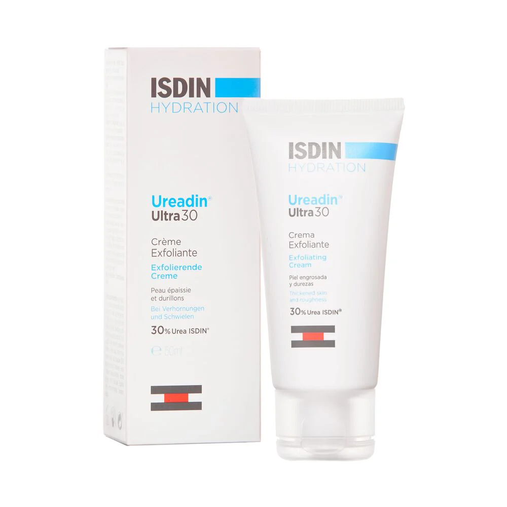 ISDIN Ureadin Rx30 Crème  Kératolytique Réparatrice Peaux Épaisses Callosités Hydratation Intense