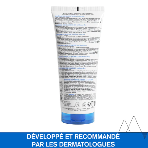 URIAGE Bariéderm Cica-Gel Nettoyant 200ml Cuivre-Zinc Peaux Irritées - Image 4