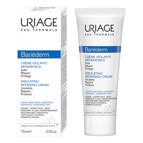 URIAGE Bariéderm Crème Isolante Réparatrice 75ml Peaux Irritées Protection - Image 2