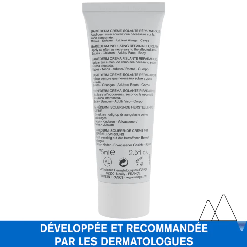 URIAGE Bariéderm Crème Isolante Réparatrice 75ml Peaux Irritées Protection - Image 3