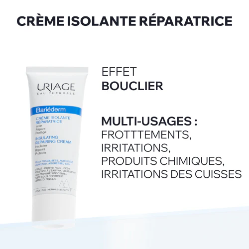 URIAGE Bariéderm Crème Isolante Réparatrice 75ml Peaux Irritées Protection - Image 4