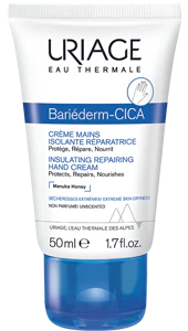 URIAGE Bariéderm Crème Mains Isolante Réparatrice 50ml Crème Barrière Mains Sèches Abîmées