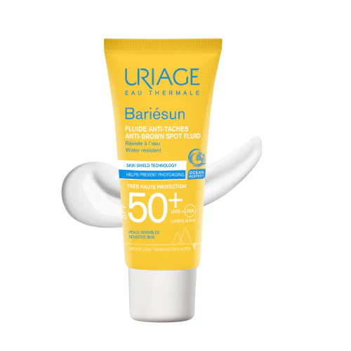 URIAGE Bariésun Fluide Anti-Taches SPF50+ 40ml Protection Solaire Très Haute Anti-Taches Pigmentation