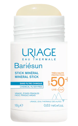 URIAGE Bariésun Stick Minéral SPF50+ - Stick Solaire Minéral Protection Ultime Peaux Fragiles Format Nomade - Image 2