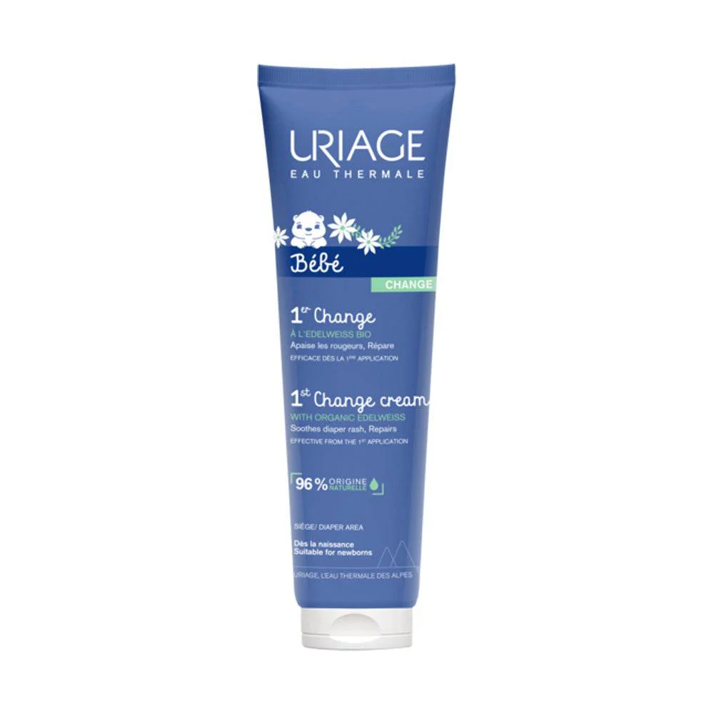 URIAGE Bébé 1er Change 100ml - Crème Change Végane Haute Tolérance Anti-Rougeurs
