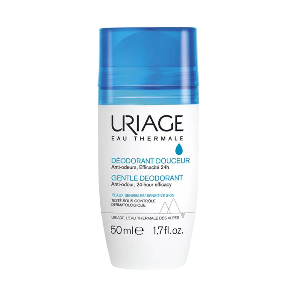 URIAGE Déodorant Douceur Anti-transpirant 50ml - Protection 24H Haute Tolérance Peaux Sensibles