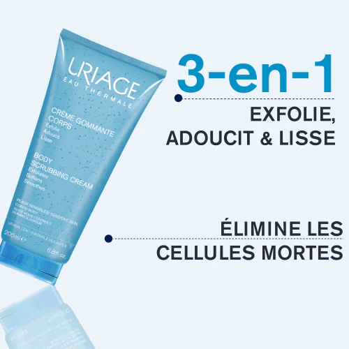 URIAGE Eau Thermale Crème Gommante Corps 200ml - Exfoliation Double Action Haute Tolérance - Image 3