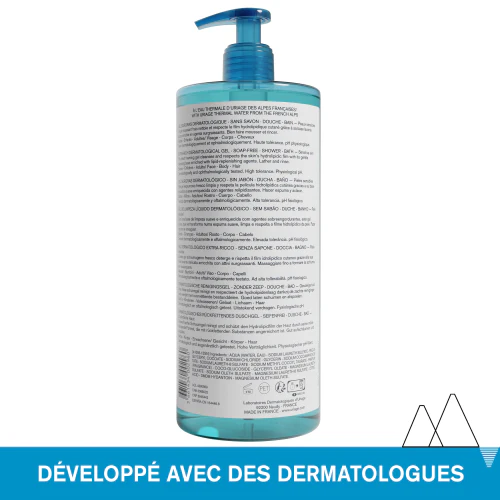URIAGE Gel Surgras Liquide Dermatologique 1L Gel Nettoyant Doux Sans Savon Peaux Sensibles Format Familial - Image 3