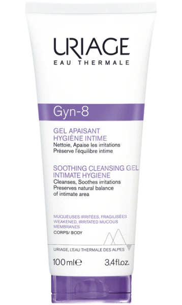 URIAGE Gyn-8 Toilette Intime Gel Apaisant 100ml - Gel Hygiène Intime Soulage Calme Inconfort Zone Intime - Image 2