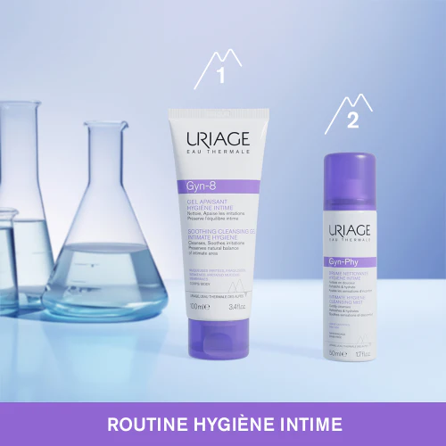 URIAGE Gyn-8 Toilette Intime Gel Apaisant 100ml - Gel Hygiène Intime Soulage Calme Inconfort Zone Intime - Image 5