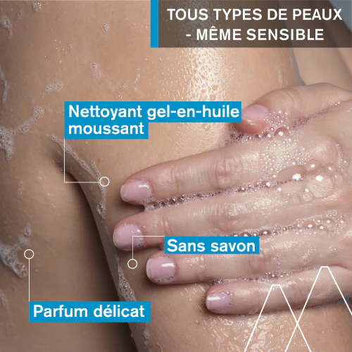 Uriage Huile Lavante - Huile Nettoyante Hydratation Optimale Épiderme Nettoie Peau - Image 8