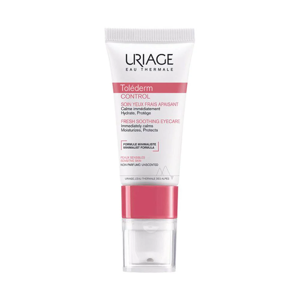 URIAGE Toléderm Control Soin Yeux Frais Apaisant 15ml - Soin Contour Yeux Haute Tolérance