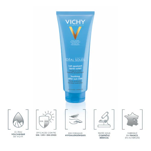 VICHY Capital Idéal Soleil Lait Apaisant Après-Soleil Réparation Intense 300ml - Image 4