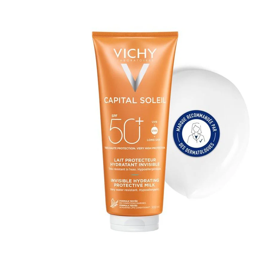 VICHY Capital Soleil SPF50+ Lait Protecteur Hydratant Invisible 300ml - Image 2