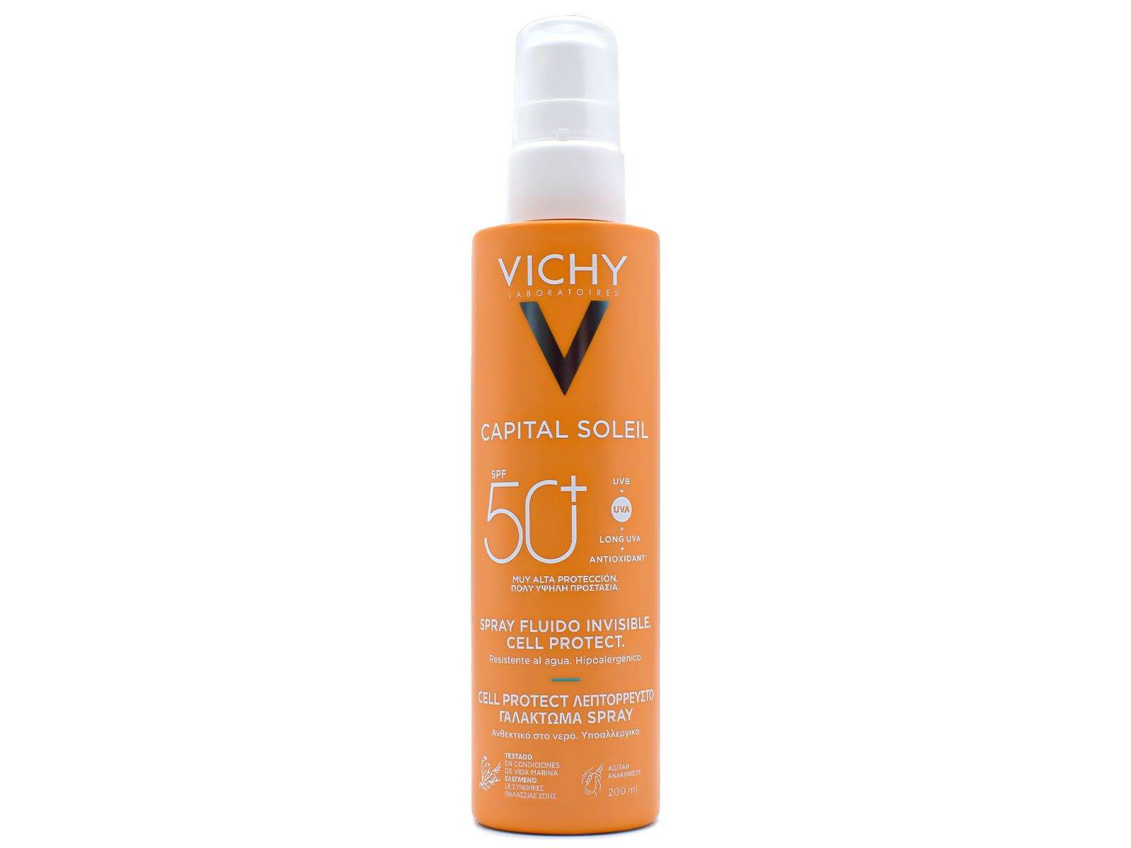 VICHY Capital Soleil Spray SPF50+ Protection Solaire Résistante 200ml