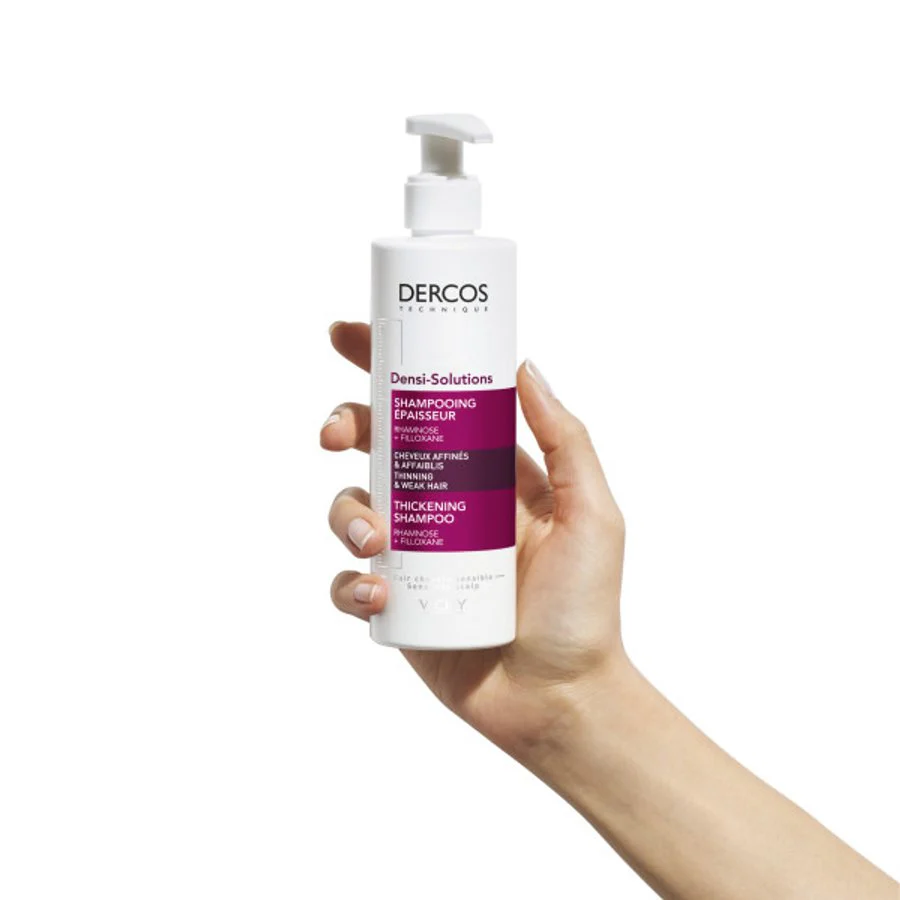 VICHY Dercos Densi-Solutions Shampooing Épaisseur Résistance Cheveux Fins 250ml - Image 5