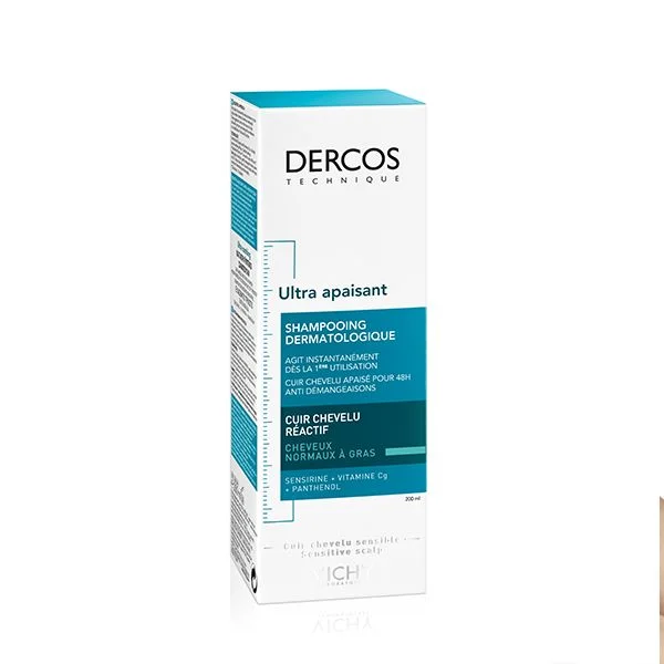 VICHY Dercos Technique Ultra Apaisant Shampooing Cheveux Normaux à Gras 200ml - Image 3