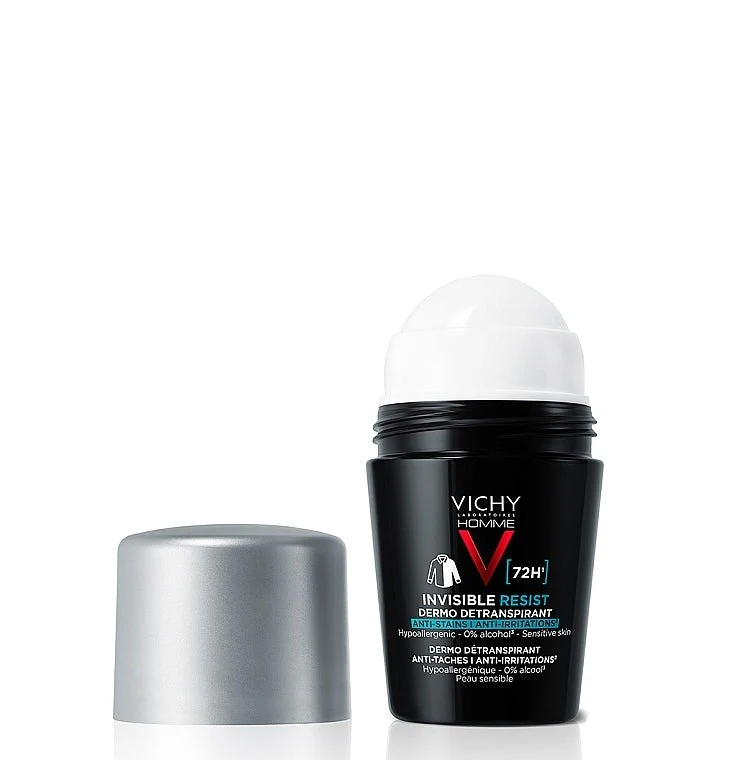 VICHY Homme Dermo-Détranspirant Invisible Protect 72H Protection Maximale 50ml - Image 2
