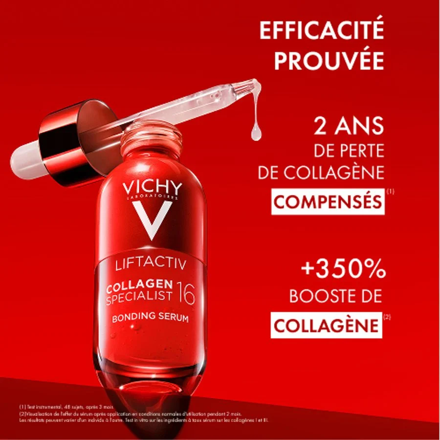 VICHY LIFTACTIV Collagen Specialist 16 Bonding Sérum 30ml Anti-Âge Collagène Peptides Fermeté - Image 2