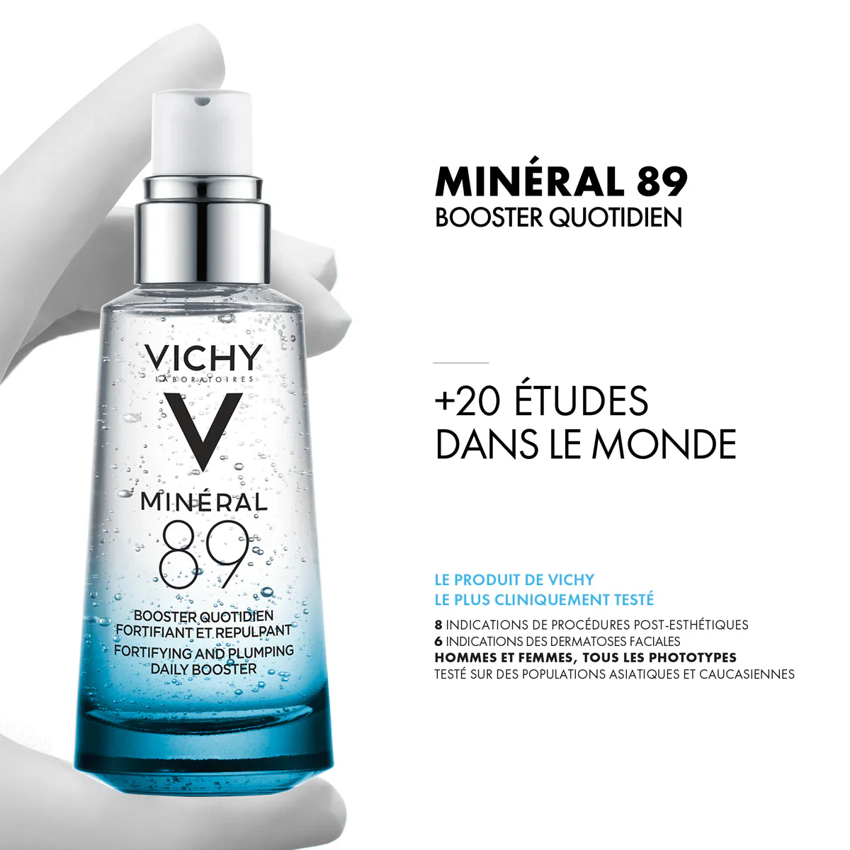 VICHY Minéral 89 Sérum Booster Hydratant Fortifiant Repulpant - Image 2