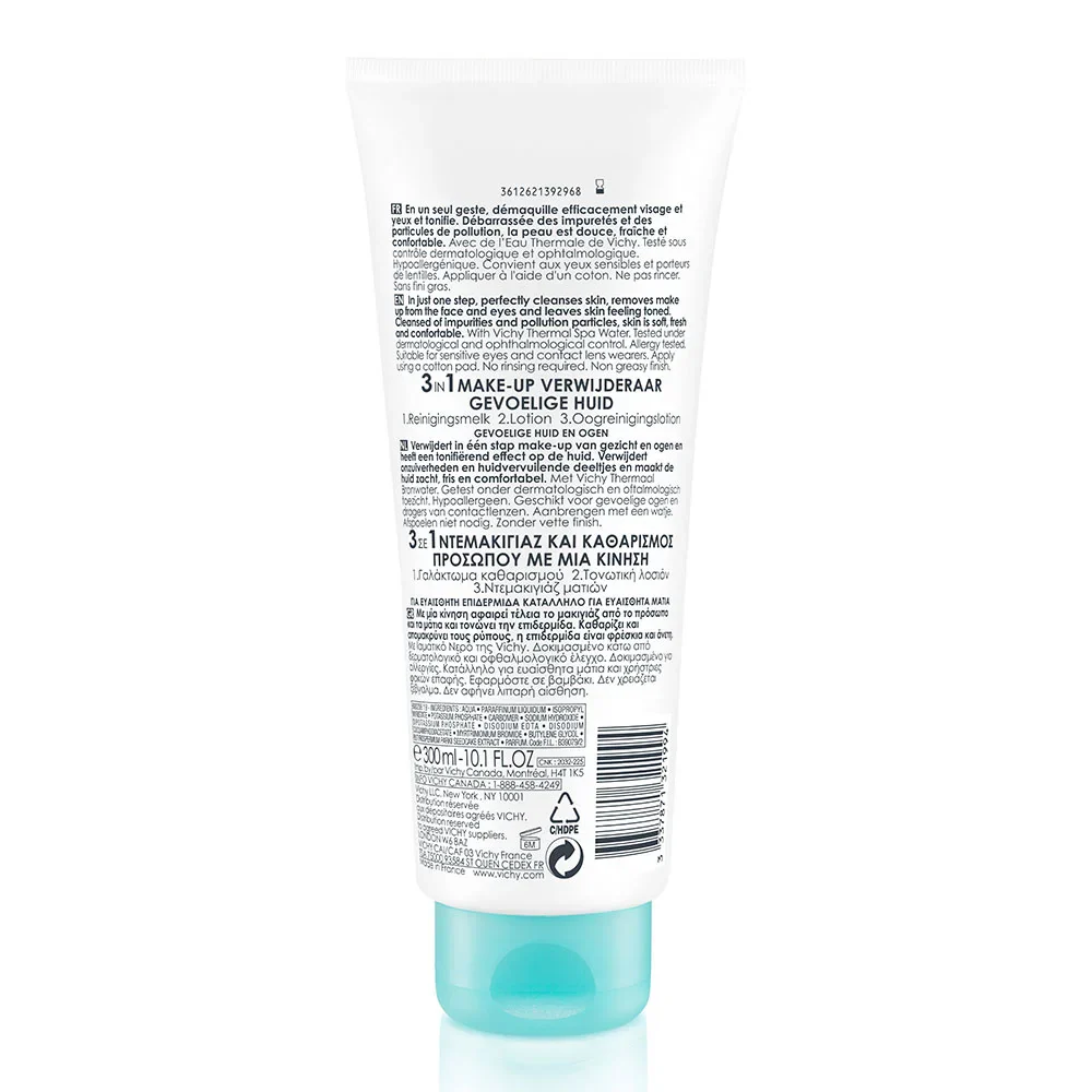 VICHY Purete Thermale Démaquillant Intégral 3en1 Peaux Sensibles Haute Tolérance - Image 6