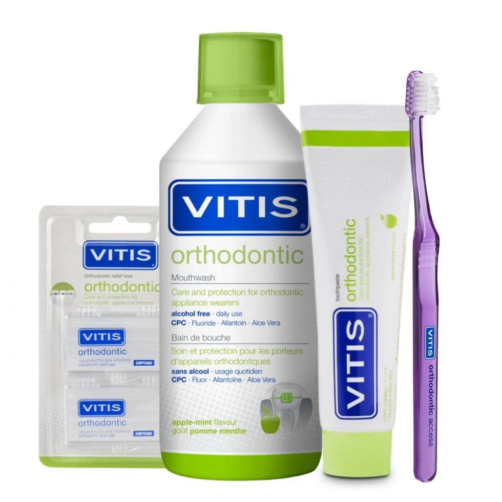 VITIS Brosse À Dents Orthodontic Appareil Dentaire Bagues Brackets Nettoyage Efficace - Image 3