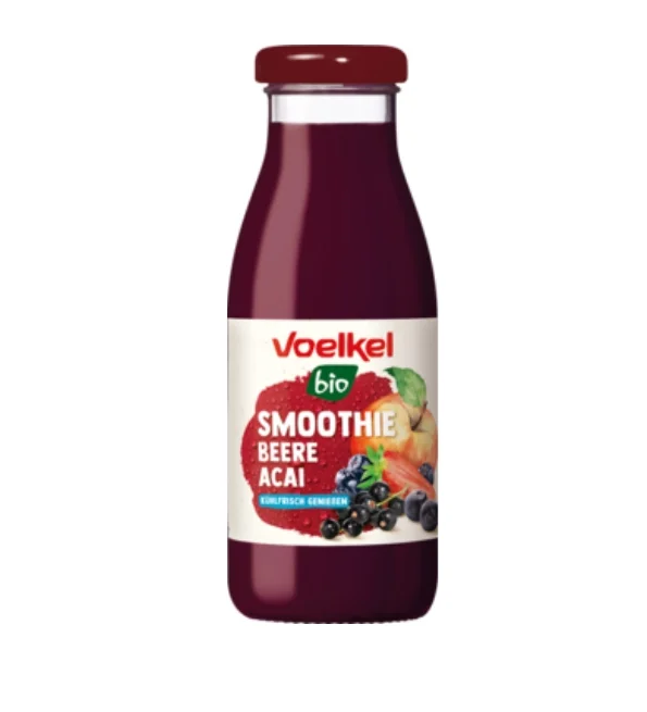 VOELKEL Smoothie Açaï Baies Rouges 250ml Bio Antioxydant Énergie