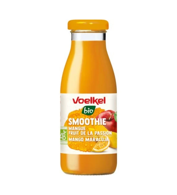 VOELKEL Smoothie Mangue Fruits de Passion 250ml Smoothie Bio Fruits Exotiques Vitamines