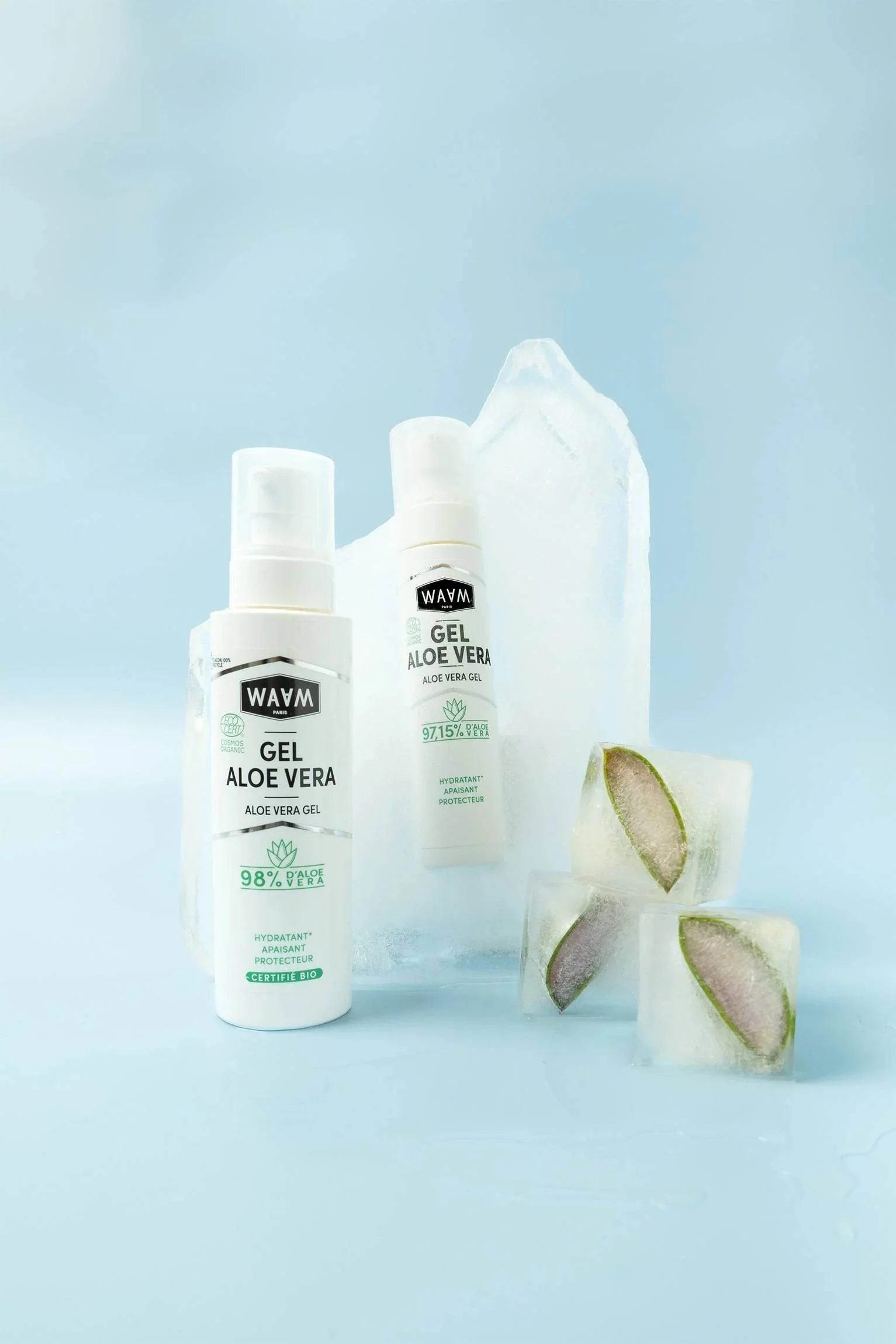 WAAM Gel d'Aloe Vera Certifiée BIO 200ml Soin Visage Corps Hydratant Apaisant Naturel Pur Régénérant Multi-Usage - Image 2