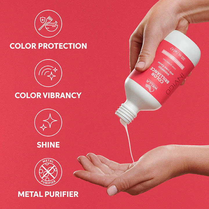 WELLA Color Brilliance Shampooing Cheveux Épais Colorés 300ml Protection Couleur - Image 6